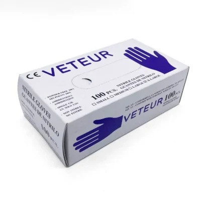 caja guantes lilas marca veteur